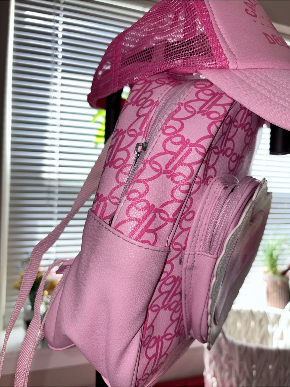Barbie Pink Backpack with Matching Pink 'California Dreamin' Cap BUNDLE - Picture 5 of 12